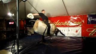 3rd Annual 2011 Pendleton Round Up  Mechanical Bull Riding