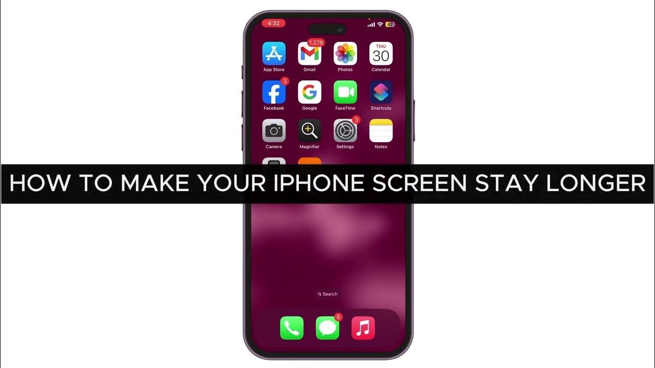 how-to-make-iphone-screen-stay-on-longer-2025-adjust-auto-lock
