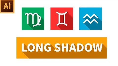 How to Create Flat Design Long Shadow - Adobe Illustrator