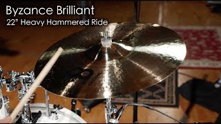 Meinl Cymbals B22HHR-B Byzance 22" Brilliant Heavy Hammered Ride Cymbal