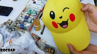 Pikachu Şapka Tasarımı Hemde Çok Ucuza Kendi Şapkanı Kendin Tasarla....