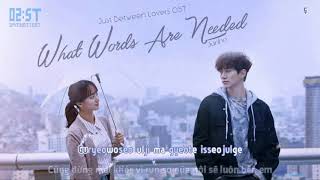 [Vietsub + Kara - 2ST] What Words Are Needed  - Junho (Just Between Lovers OST)