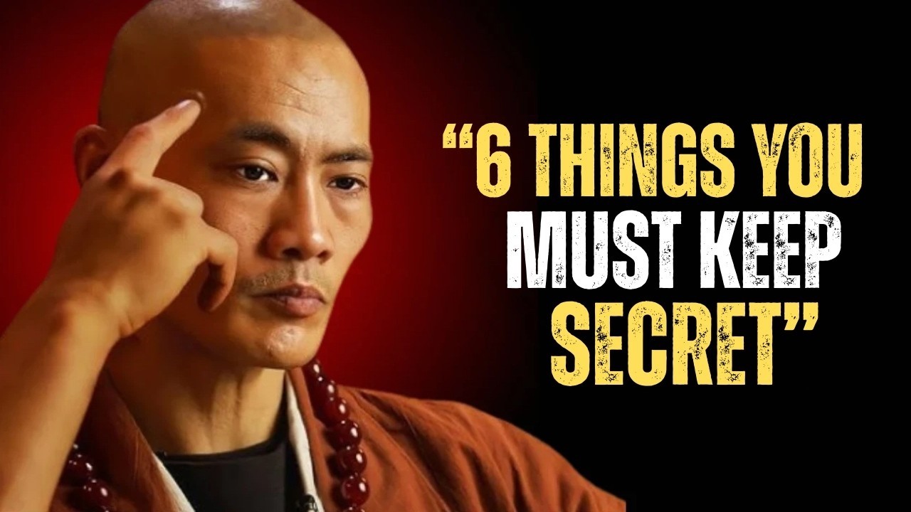 6 Things You Must Keep Secret | Powerful Life Lessons for Success & Peace