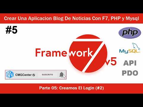 05 - Creando y Programando la Funcion Login | Crear App Blog de Noticias con #F7, #php, #Mysql