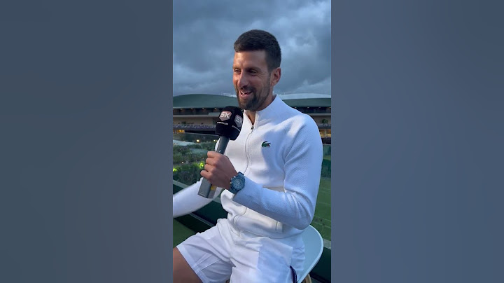 Novak Đoković nakon pobede protiv Kecmanovića I SPORT KLUB Wimbledon 2025