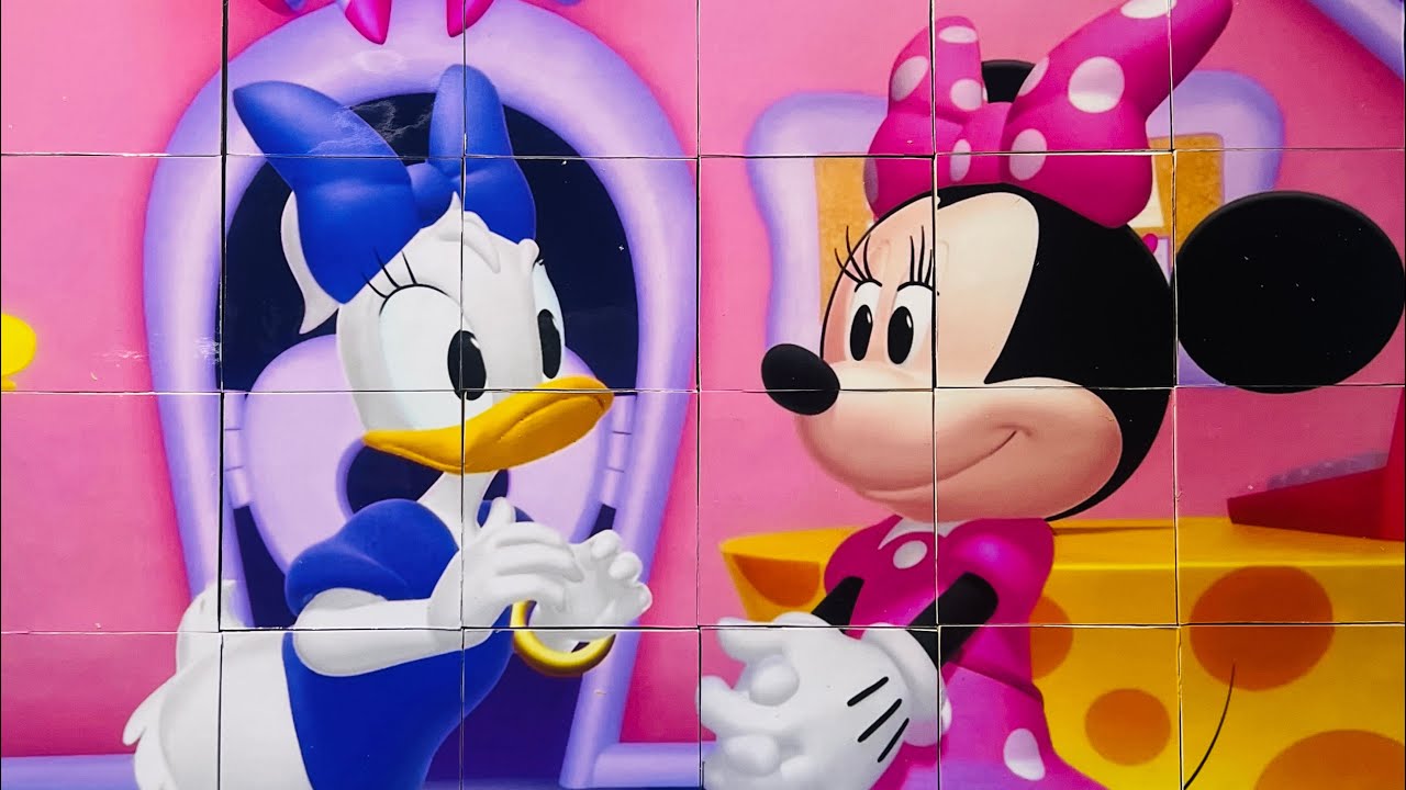 Minnie Mouse🎀 and Daisy🎀 Jigsaw Puzzle for Kids 🌈 - YouTube
