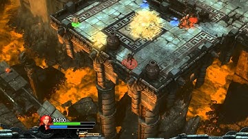 Lara Croft And The Guardian Of Light - Fiery Depths - Sacrifice 3 Skeletons To The Scorpion Crest