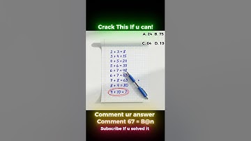 Only for Genius Minds | 9+=10 ? | Solve the Operator Puzzle if You Can! 🤯🧠