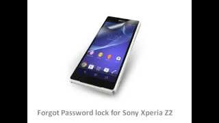 Sony Xperia Z2 forgot password lock