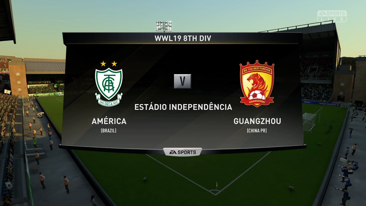 FIFA 19 | WWL 19 Week 1 8th Division Match 5 - América (BR) vs Guangzhou [AI vs AI]