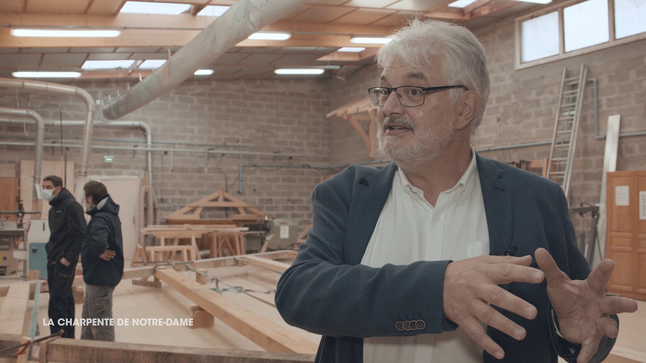 Nouvelle Aquitaine:  La charpente de Notre Dame, le travail des CFA