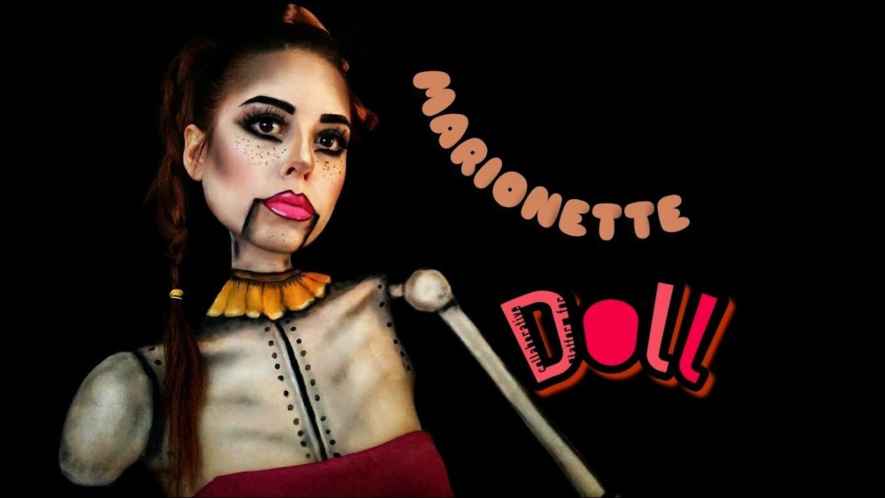 Marionette DOLL Makeup Bodypainting Illusion YouTube