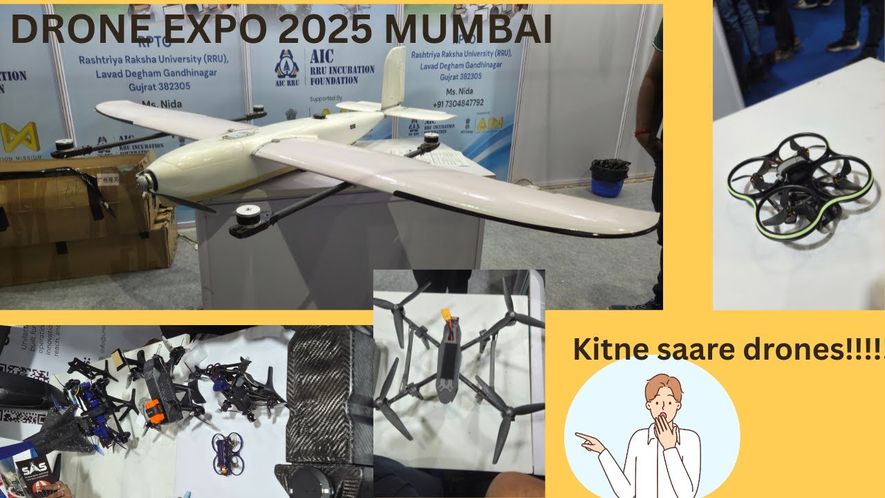 DRONE EXPO 2025 - Mumbai | Best Drone models in India - YouTube