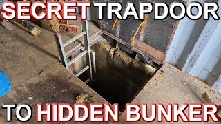 SECRET TRAP DOOR - Hidden Bunker from WW2