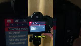 How to Turn On Grid Lines on Canon R50
