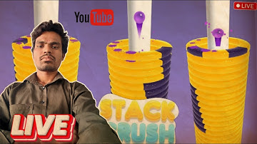 🛑 STACK CRUSH 3D Live STREAM 1 Vs 1 online Crazy Games