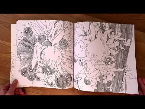 Раскраска волшебные цветы / Обзор Раскраска волшебные цветы / Обзор