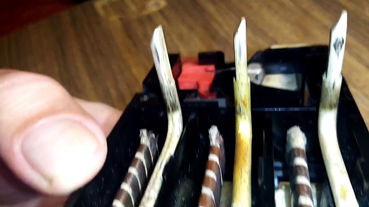 Вид изнутри теплового реле РТЛ-2053 - YouTube