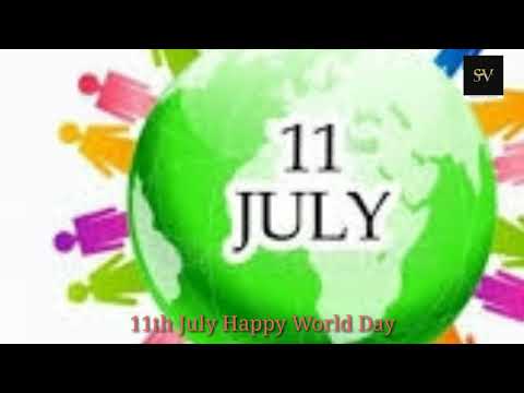 Today world population day status video whatsapp status