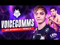 Mikyx Hits Caps?! | LEC Spring 2021 Week 5 Voicecomms