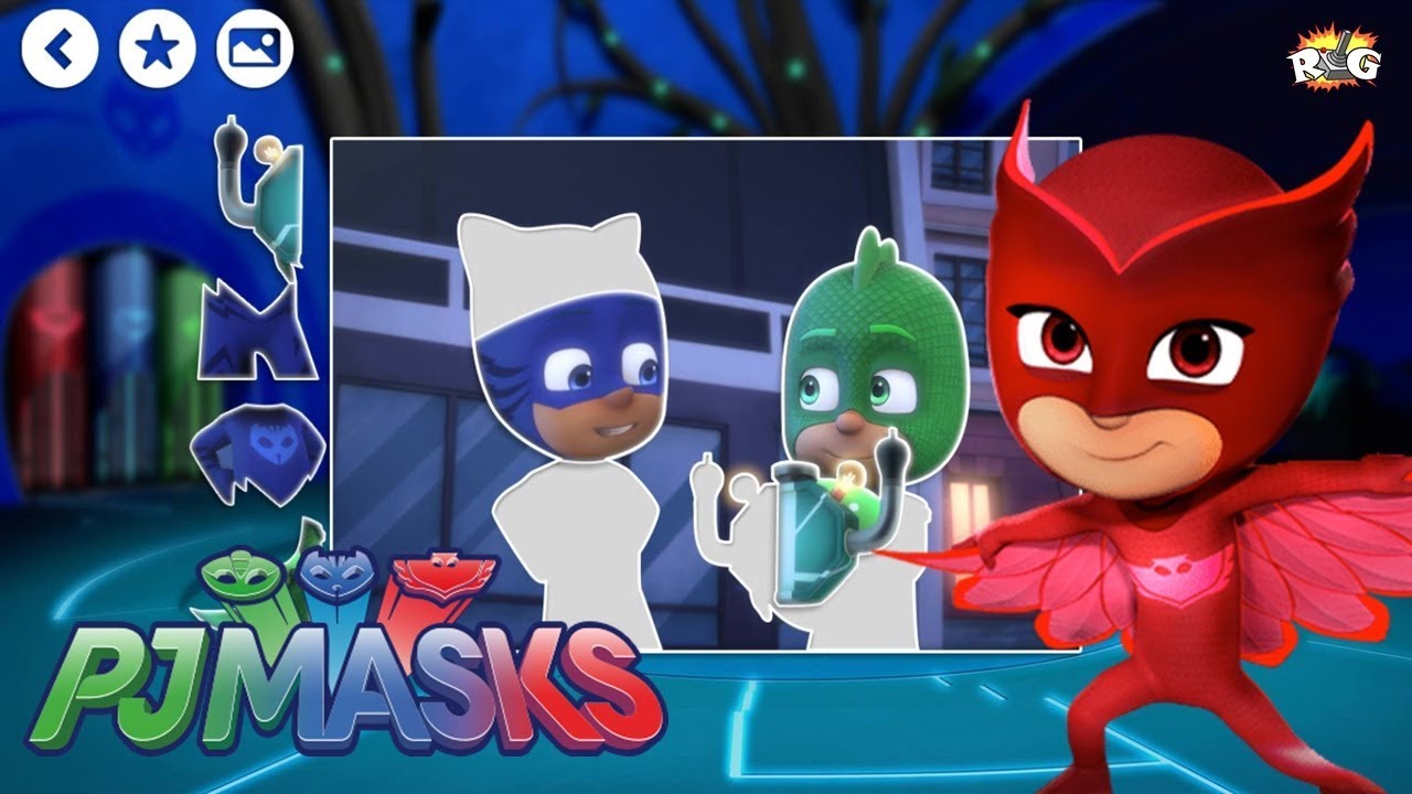 Pj Masks: Héroes en Pijamas Puzzle - Catboy, ululette y | Disney Junior -