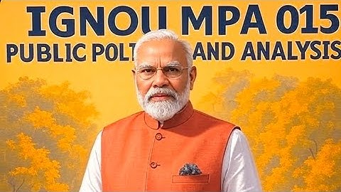 IGNOU | Masters of Pub Ad 🔥 | MPA015 ✅| *Public Policy and Analysis* | Unit 1 ❤️ #ignou #mpa #pubad