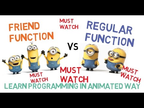 FRIEND FUNCTION VS REGULAR FUNCTION (FRIEND FUNCTION TOTALLY EXPLAINED)-36