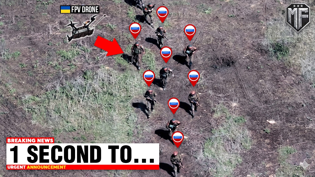 Ukrainian FPV Drones Detected a Convoy Full of Russian Soldiers - Then ...