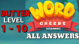 Word Cheese BUTTER 1 - 10 ANSWERS screenshot 5