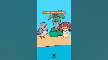 The Conversational Rules 🤯 Mushie & Birdie | Relatable Animation Meme | Original Audio: MorganFoley