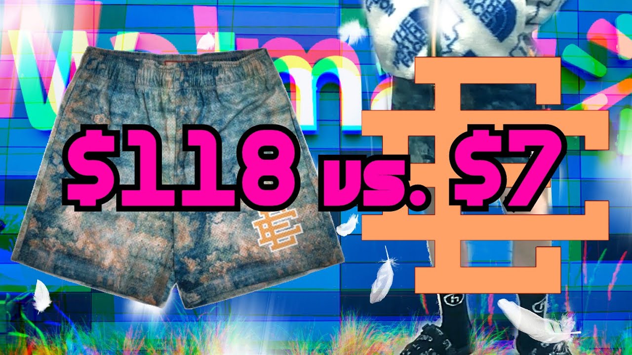 $118 Eric Emanuel Shorts vs. $7 Walmart Shorts - YouTube