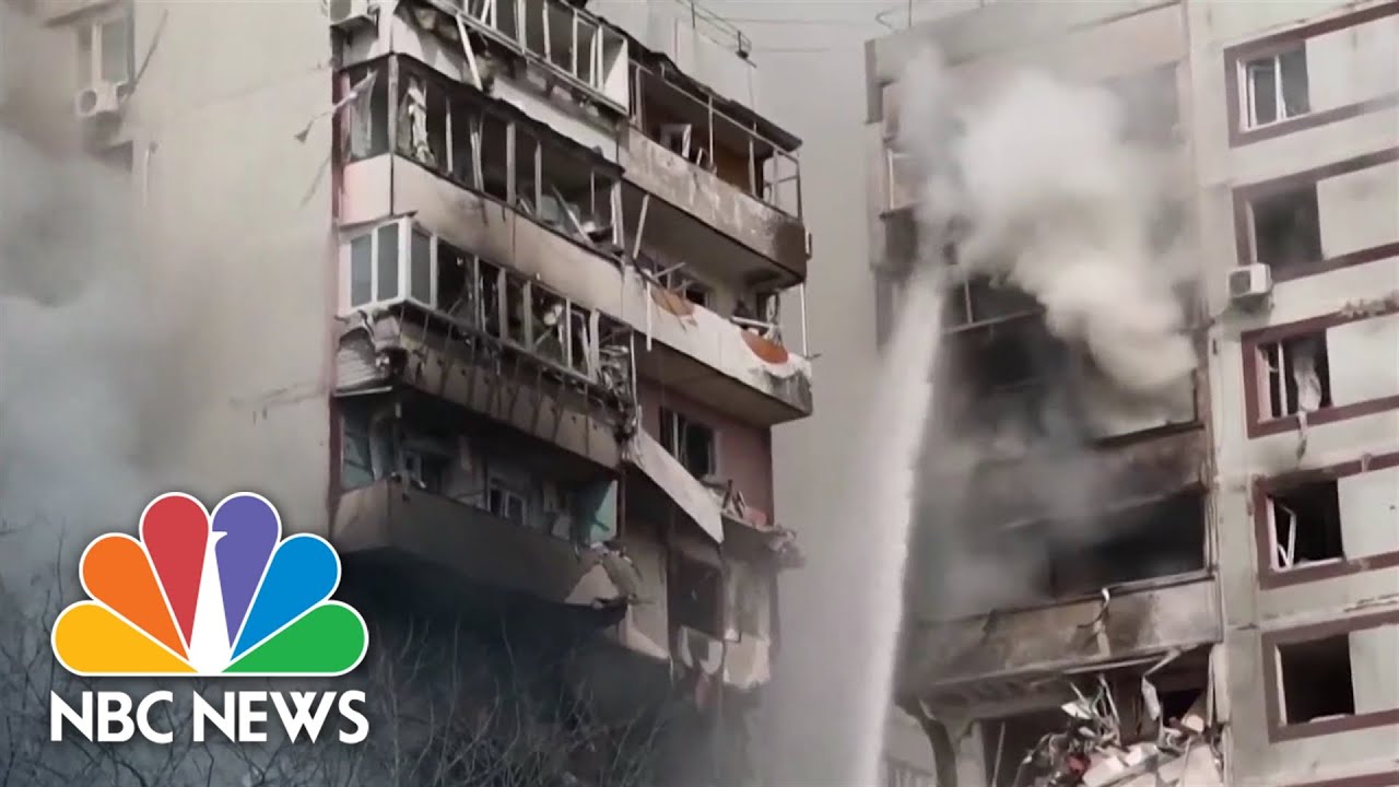 Russia’s latest missile attacks hits civilian apartments and dormitory
