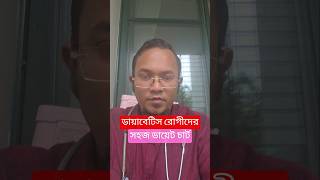 ডায়াবেটিস রোগীদের সহজ ডায়েট চার্ট | Diabetic Diet #diabetes #shorts