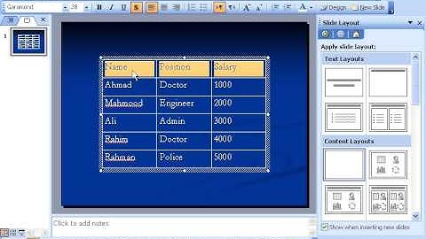 MS Powerpoint 2003 Part 4) in Dari / Farsi Omar Akbari
