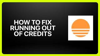 How To Fix Running Out of Credits in Base44! Tutorial