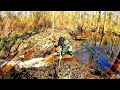 Finally Tearing Out This Monstrous Beaver Dam By Hand!! Part 2 of 3!!