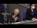 Germany: Parliament President Schauble steps in after Merkel heckled in Bundestag