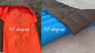 Zenbivy Light Bed 10 & 40 degree models - First look by Blue Boy Backpacking 9,741 views 4 years ago 13 minutes, 14 seconds