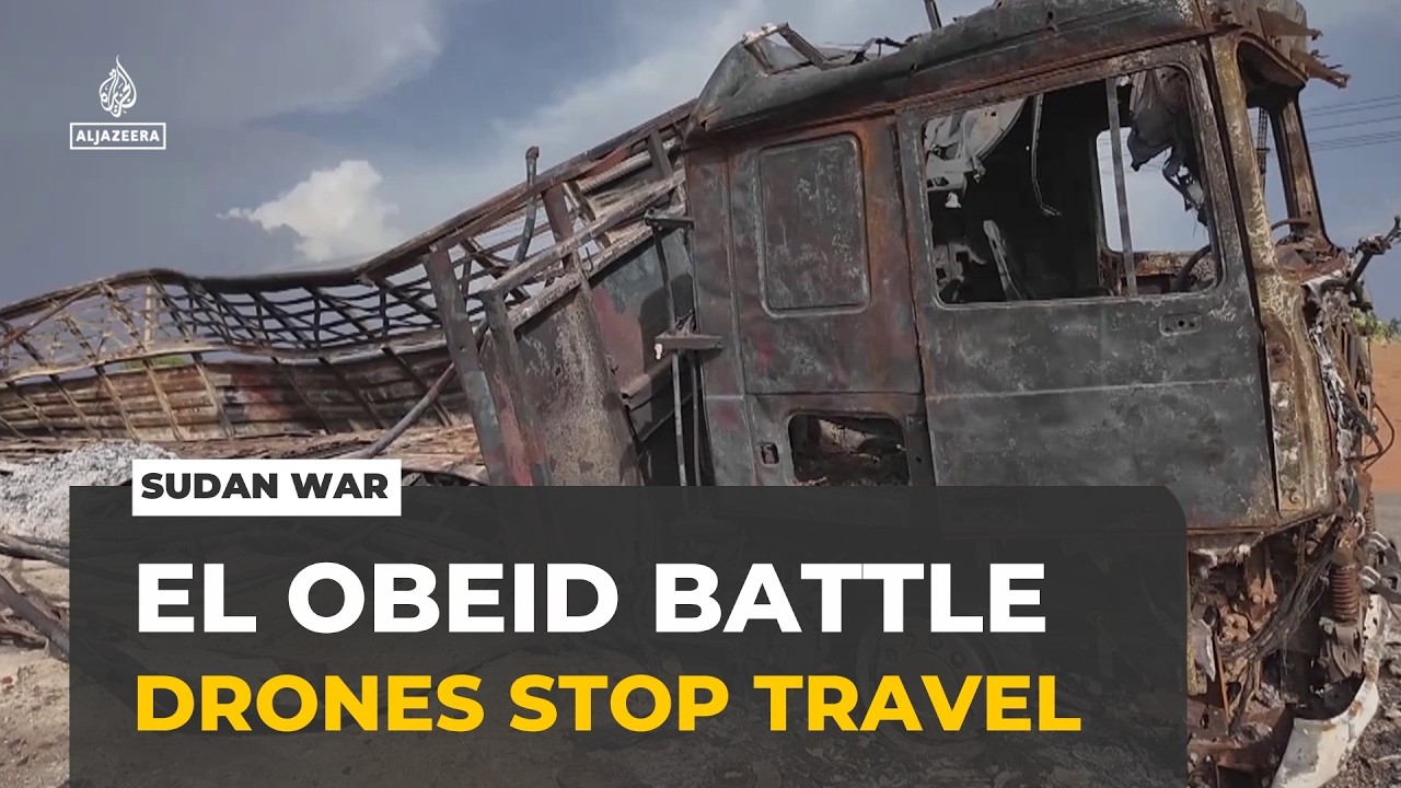 Battle for control of El Obeid : Drone strikes bring trade and travel to standstill