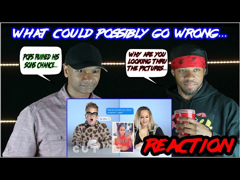 😲 NEVER LOOK THROUGH PICTURES IN YOUR PARENTS PHONE!! 😲 | THE CUT [REACTION]