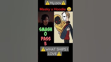 Thumbnail of #viral #hoodiexmasky #masky #hoodie #creepypasta #smashorpass @markiplier (credits to him)