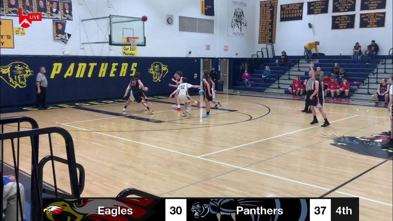 Youngsville Eagles at Saegertown Panthers JV Boys Basketball YouTube