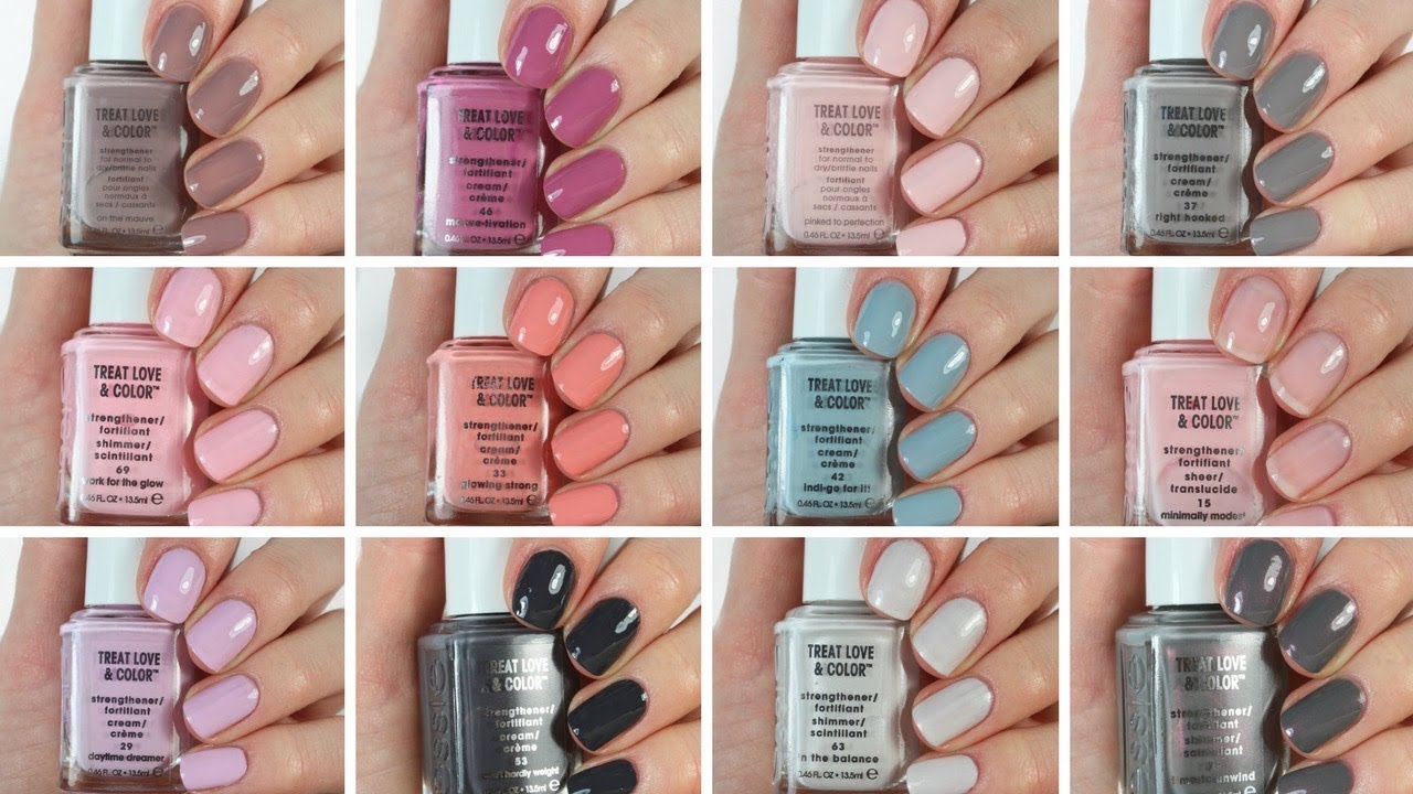 Essie Nail Polish Colour Chart