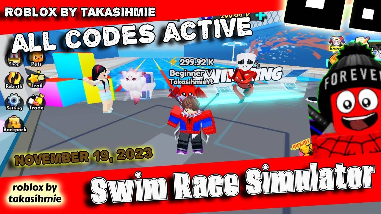 Swim Race Clicker Codes December 2023 - RoCodes