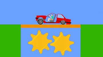 High Speed Crashes - Algodoo Ultimate Car Destruction