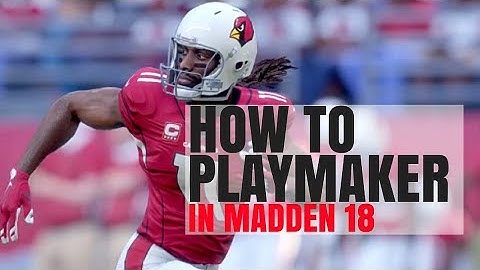 Madden Tips - How To Playmaker