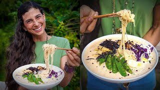 Ramen Noodle Miso Soup 🍜 Best FullyRaw Vegan Recipe screenshot 4