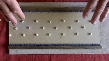 Roman mosaics - Set a border pattern without drawing it out