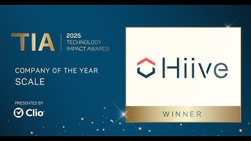 2025 Technology Impact Awards - Company of the Year - Scale - Hiive