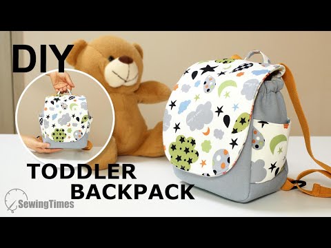 DIY TODDLER BACKPACK | Cute Bag for baby Sewing Tutorial [sewingtimes]